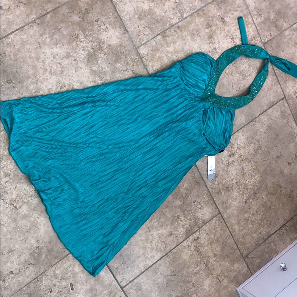 Turquoise never used dress..